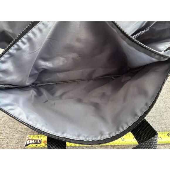 Thirty One Super Swap It Pocket Bag Chevron Squares Charcoal Black - Picture 8 of 11